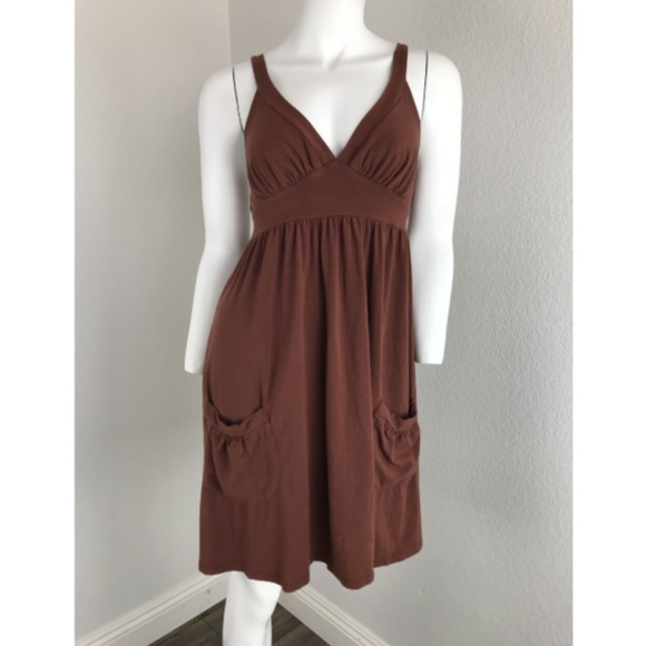 Shopbop Dresses & Skirts - SHOPBOP Small Dress Sleeveless with Pockets Brown